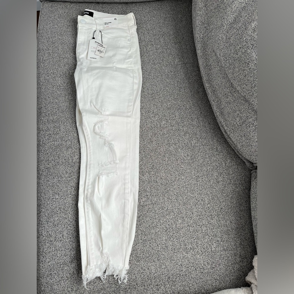 Express white jeans